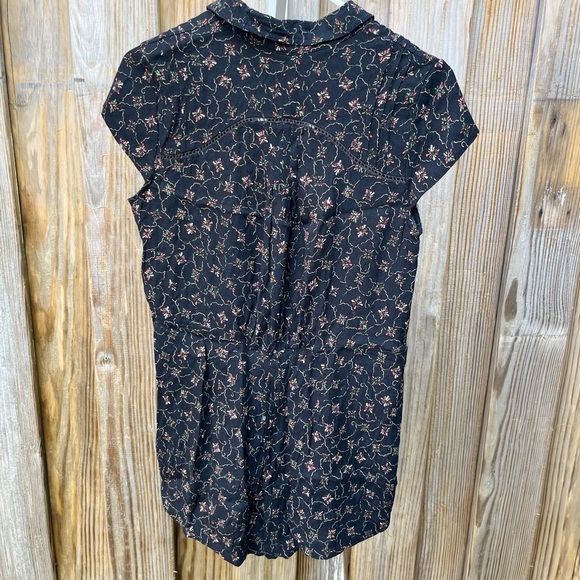 Free People Debby Dot Black Shorts Romper Size XS - Picture 7 of 10